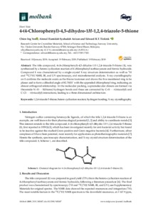 Chlorophenyl Dihydro H Triazole Thione Sunway